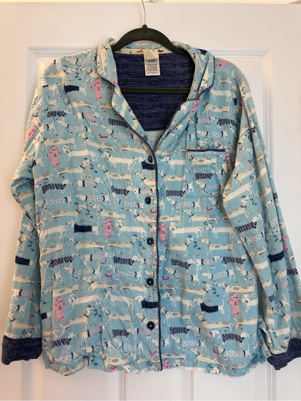 Adorable soft dog pajama set